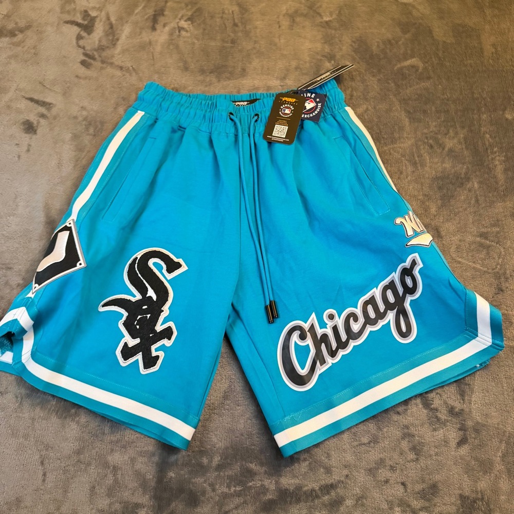 Pro Standard Chicago White Sox Turquoise Athletic Shorts Mens Medium NWT
